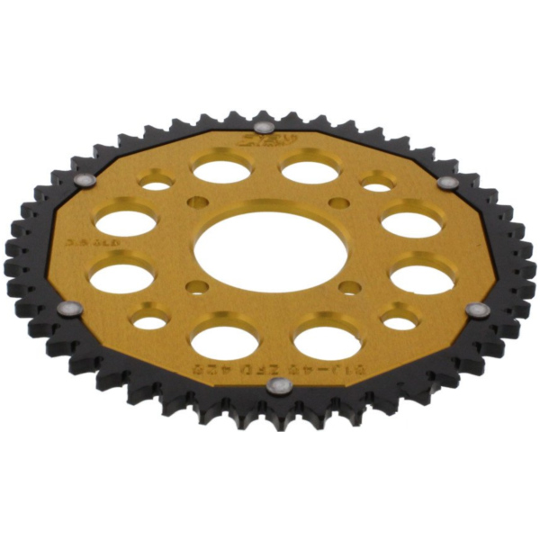 Rear sprocket dual 48 tooth pitch 428 gold ZFD81048GLD