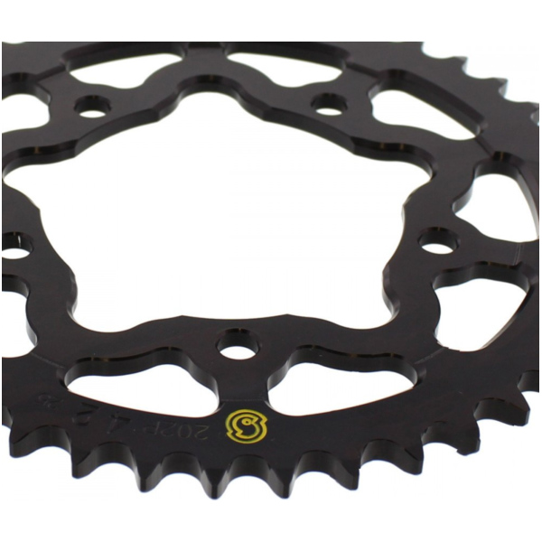 Rear sprocket aluminium 42 tooth pitch 525 black 202P_52542N_1