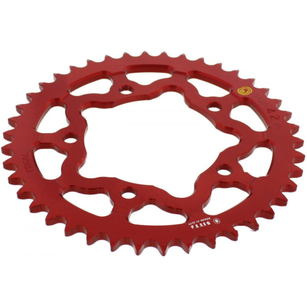 Rear sprocket aluminium 42 tooth pitch 525 red 202P 52542R