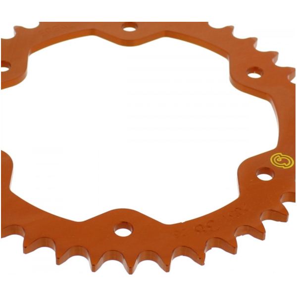 Rear sprocket aluminium 38t 525 pitch orange_1