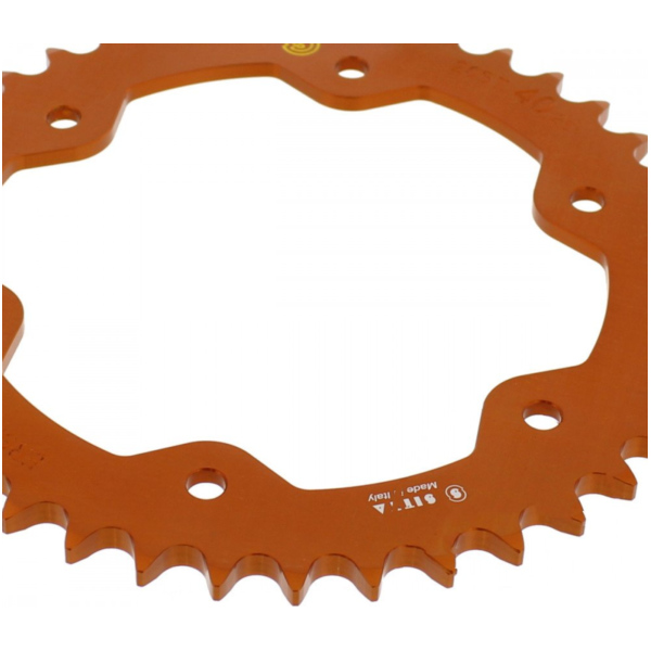Rear sprocket aluminium 40 tooth pitch 525 orange 205T_52540C_1