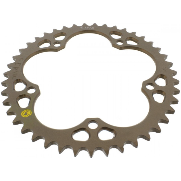 Alu chain wheel 43T pitch 525 gray
