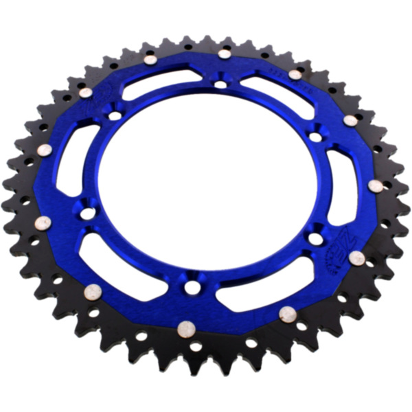 Rear sprocket dual 49 tooth pitch 520 blue