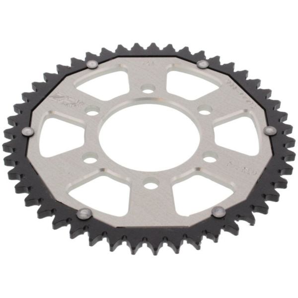 Rear sprocket dual 47 tooth pitch 428 silver
