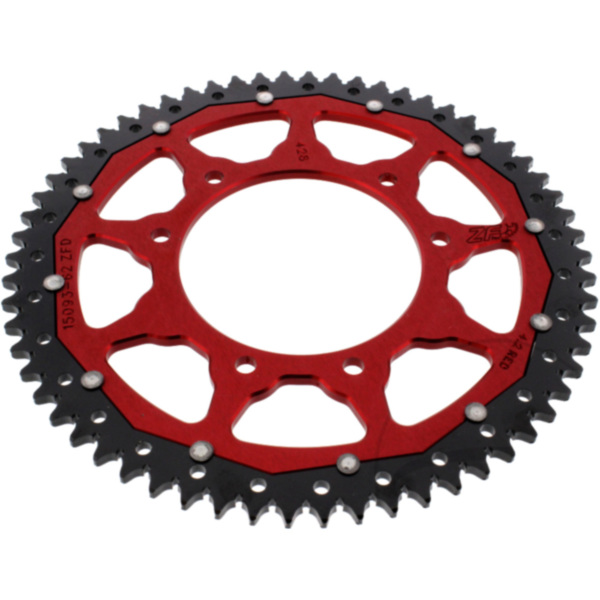 Rear sprocket dual 62z pitch 428 red