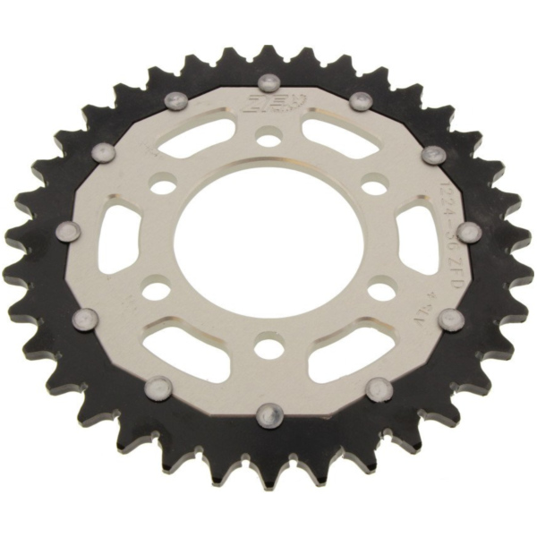 Kettenrad Dual 36Z Teilung 520 silber