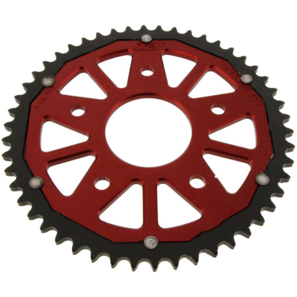 Rear sprocket dual 50 tooth pitch 428 red