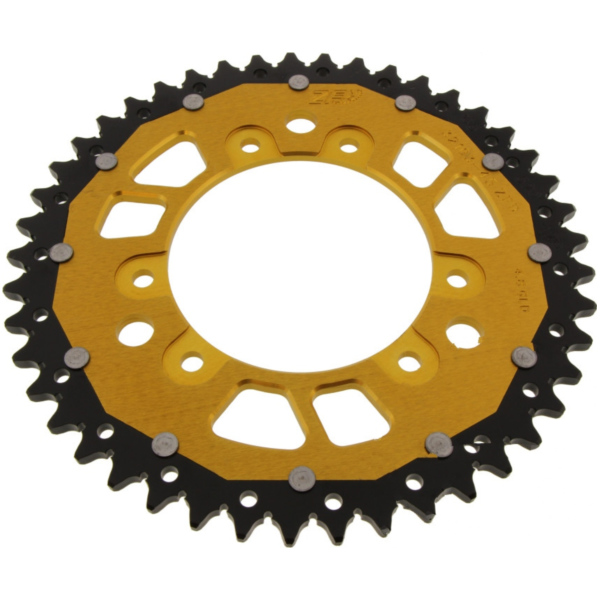 Rear sprocket dual 45 tooth pitch 520 gold