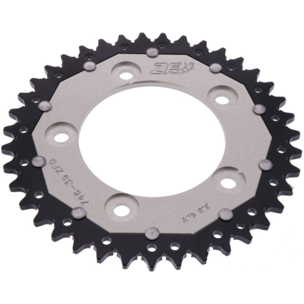 Zahnkranz Kettenrad Dual 39Z Teilung 520 silber