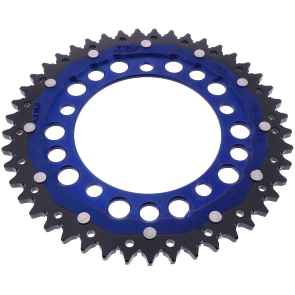 Rear sprocket dual 45 tooth pitch 525 blue fitting for BMW F 900 ABS ESA 900 4R90/K84 2020, 105 PS, 77 kw