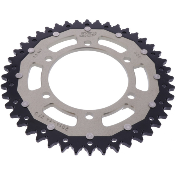 Rear sprocket dual 44 tooth pitch 525 silver