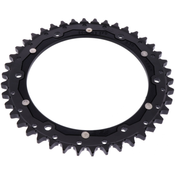 Rear sprocket dual 42 tooth pitch 530 black