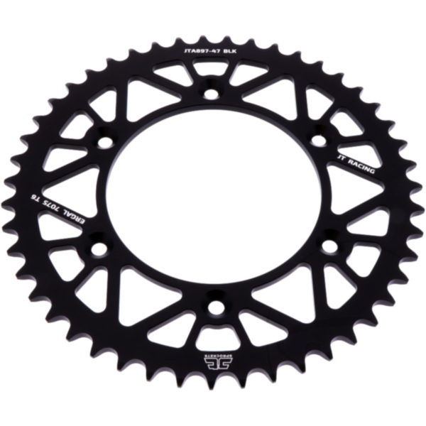 Alu-Kettenrad 47Z Teilung 520 schwarz JTA89747BLK