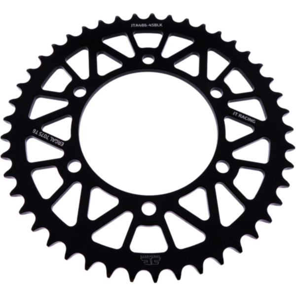 Alu-Kettenrad 45Z Teilung 520 schwarz JTA48645BLK passend für Kawasaki GPZ  500 EX500D 1998, 60/50/34/27 PS, 44/37/25/20 kw