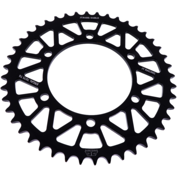 Alu-Kettenrad 44Z Teilung 520 schwarz JTA48644BLK passend für Kawasaki GPZ  500 EX500D 1998, 60/50/34/27 PS, 44/37/25/20 kw