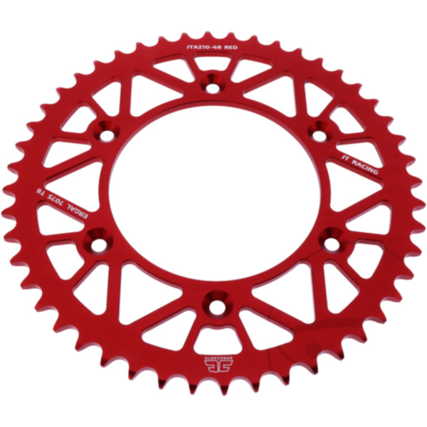 Rear sprocket alu 48 tooth pitch 520 red