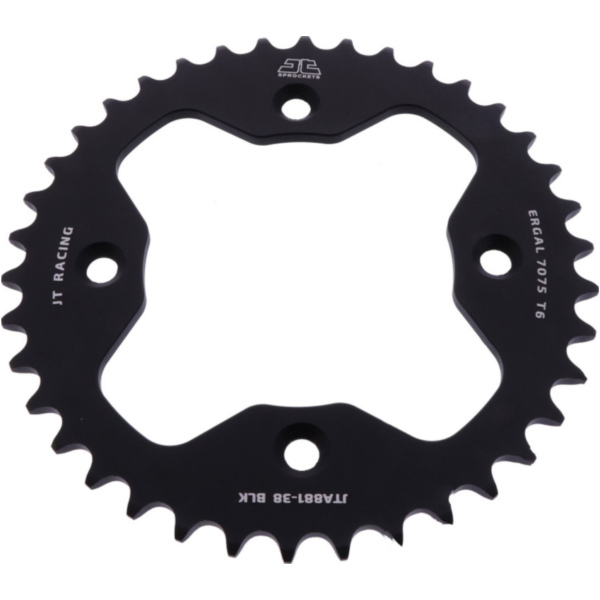 Alu-Kettenrad 38Z Teilung 520 schwarz JTA88138BLK