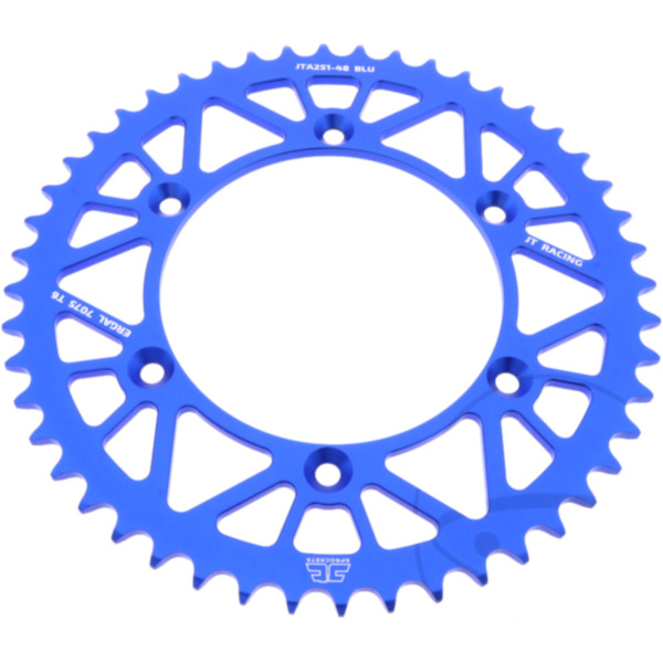 Rear sprocket alu 48 tooth pitch 520 blue