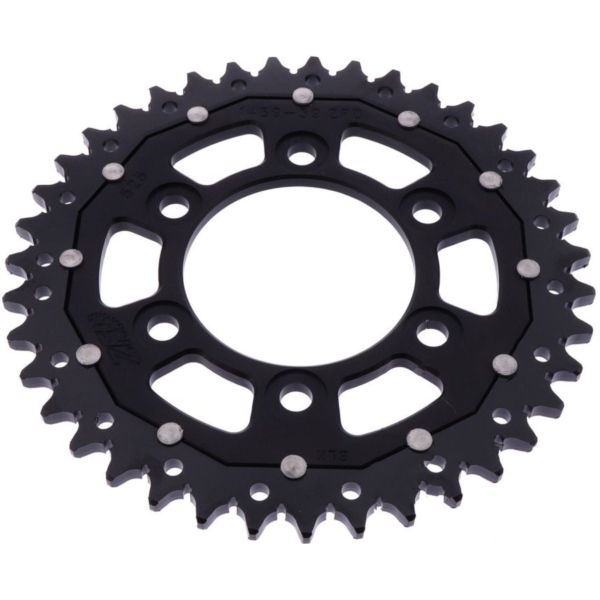 Rear sprocket dual 39 tooth pitch 525 black