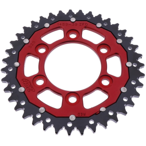 Kettenrad Dual 39Z Teilung 525 rot