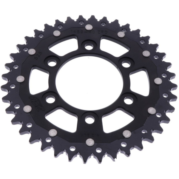 Rear sprocket dual 40 tooth pitch 525 black ZFD148940BLK