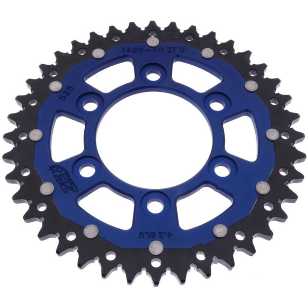 Kettenrad Dual 40Z Teilung 525 blau