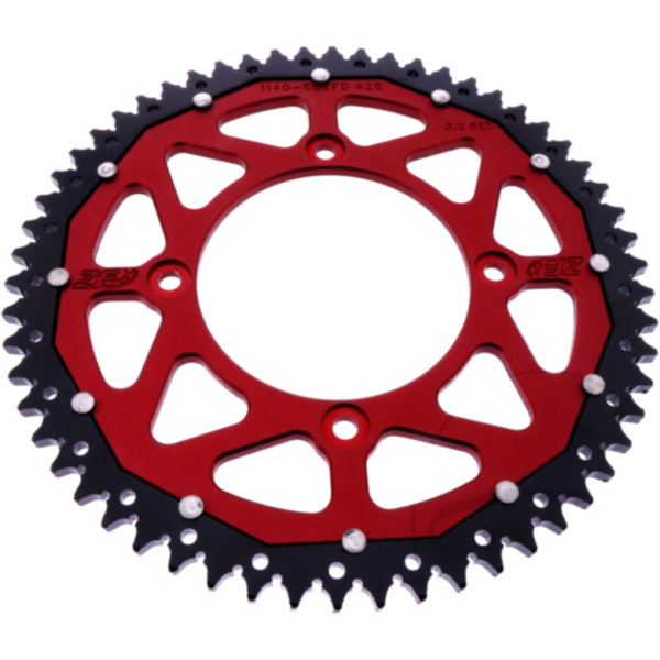 Kettenrad Dual 58Z Teilung 428 rot ZF Innendurchmesser 100 Lochkreis 120