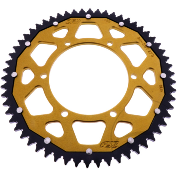 REAR SPROCKET DUAL 58 TOOTH PITCH 428 GOLD