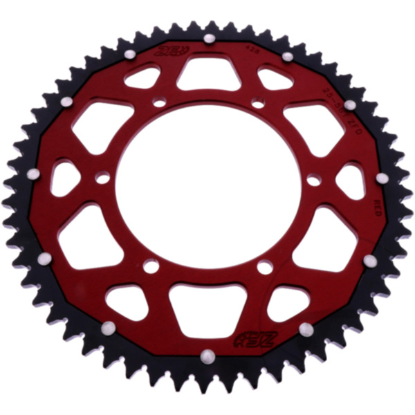 Kettenrad Dual 58Z Teilung 428 rot ZF Innendurchmesser 108 Lochkreis 123