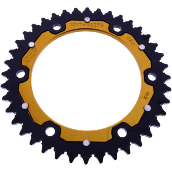 REAR SPROCKET DUAL 40 TOOTH PITCH 525 GOLD 2595