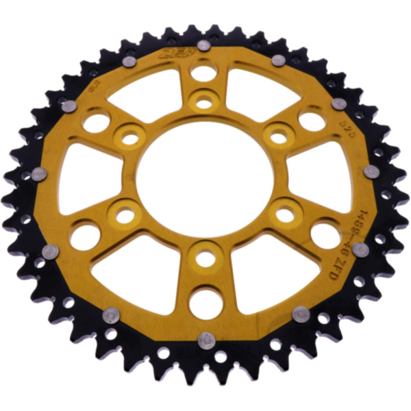 REAR SPROCKET DUAL 46 TOOTH PITCH 525 GOLD 2597