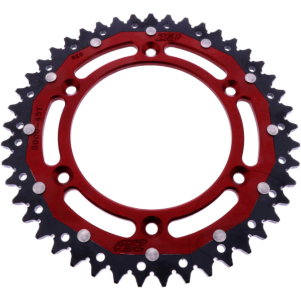 REAR SPROCKET DUAL 45 TOOTH PITCH 520 RED 2621