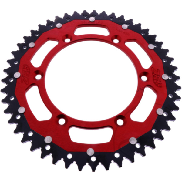 REAR SPROCKET DUAL 49 TOOTH PITCH 520 RED
