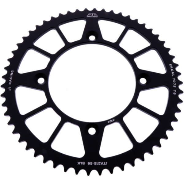 Alu-Kettenrad 56Z Teilung 420 schwarz JT Innendurchmesser 110 Lochkreis 130