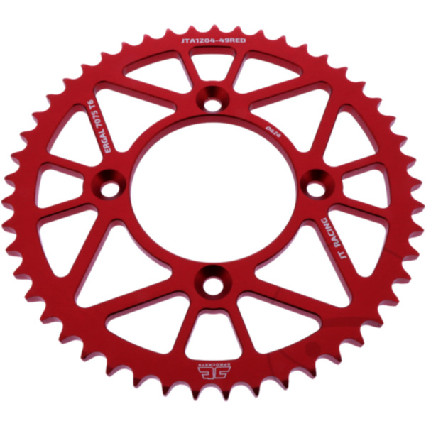REAR SPROCKET ALUMINIUM 49 TOOTH PITCH 428 RED 2701