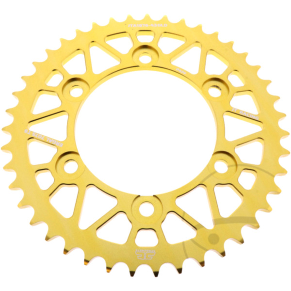 Alu-Kettenrad 43Z Teilung 525 gold JT Innendurchmesser 110 Lochkreis 130