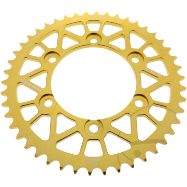Alu-Kettenrad 46Z Teilung 525 gold JT Innendurchmesser 110 Lochkreis 130