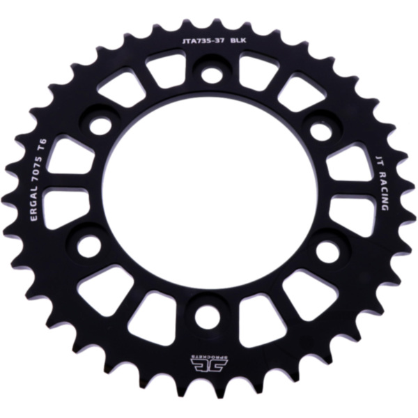 Alu-Kettenrad 37Z Teilung 520 schwarz JT Innendurchmesser 100 Lochkreis 124