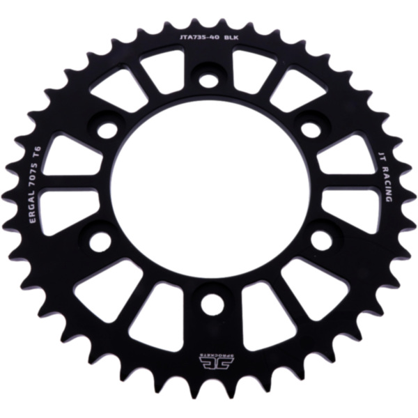Alu-Kettenrad 40Z Teilung 520 schwarz JT Innendurchmesser 100 Lochkreis 124
