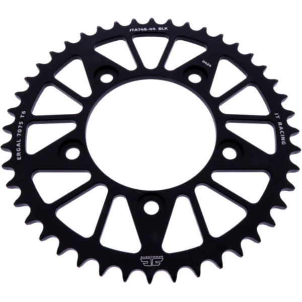Alu-Kettenrad 44Z Teilung 520 schwarz JT Innendurchmesser 100 Lochkreis 124