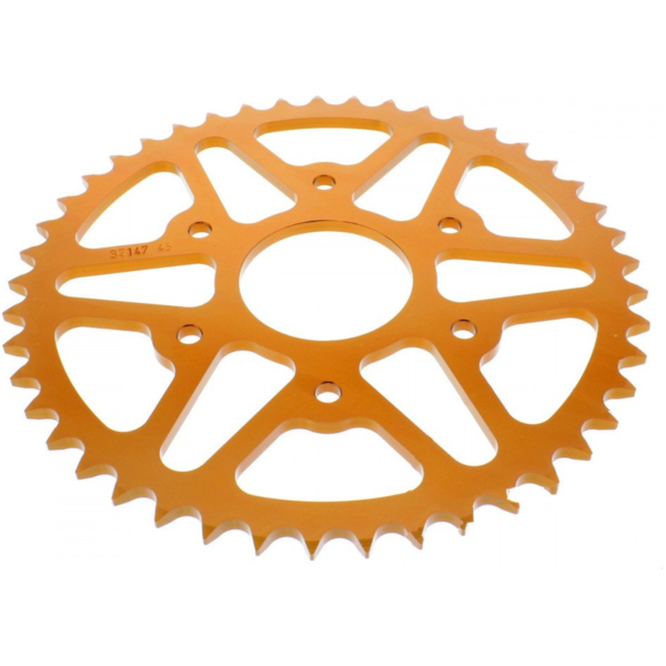 Rear sprocket aluminium 45tooth pitch 520 orange