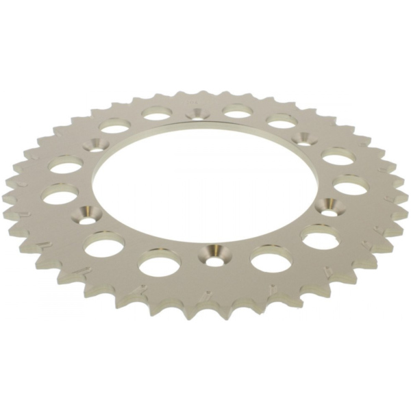 Rear sprocket aluminium 43 tooth pitch 520 silver