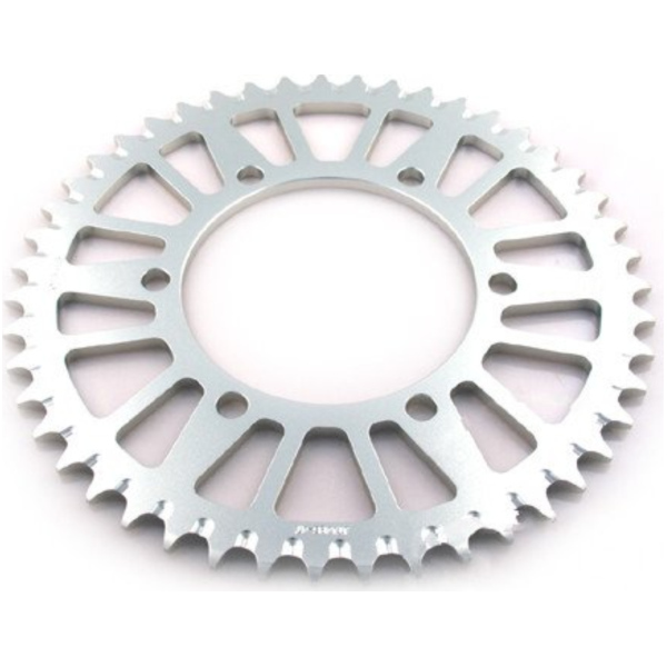 Kettenblatt Alu-Kettenrad 45Z Teilung 520 silber passend für Kawasaki GPZ  500 EX500D 1998, 60/50/34/27 PS, 44/37/25/20 kw
