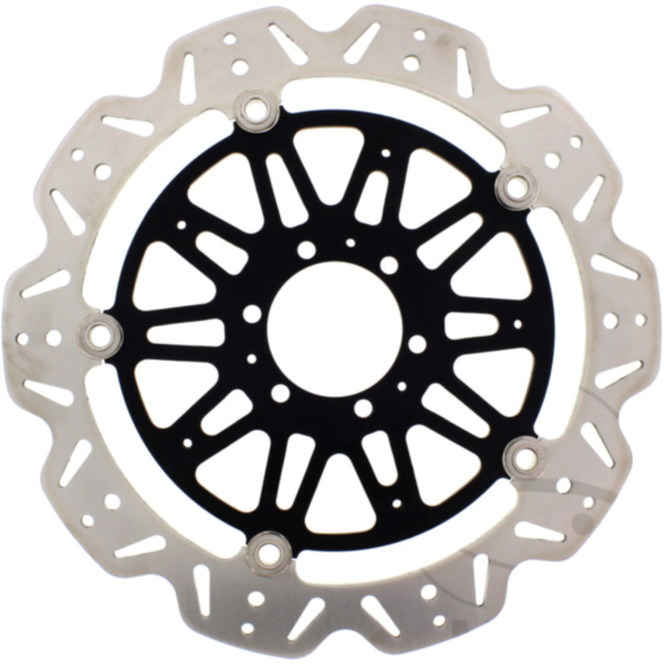 Brake disc vee front ebc VR624BLK