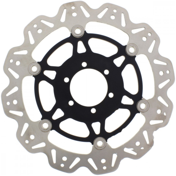 Brake disc vee front ebc VR626BLK