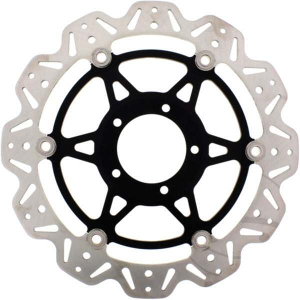 Brake disc vee front ebc VR843BLK