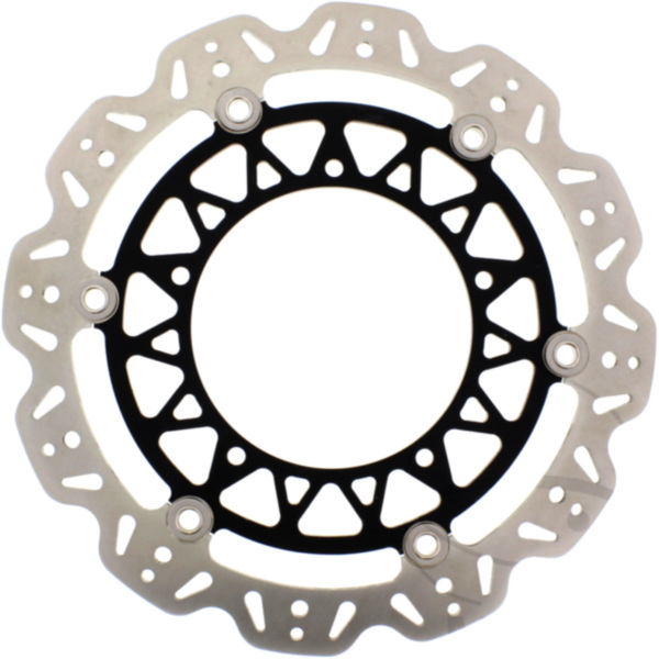 Brake disc vee front ebc VR2102BLK