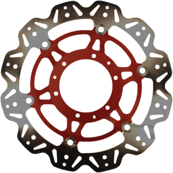 Brake disc vee front ebc VR1152RED