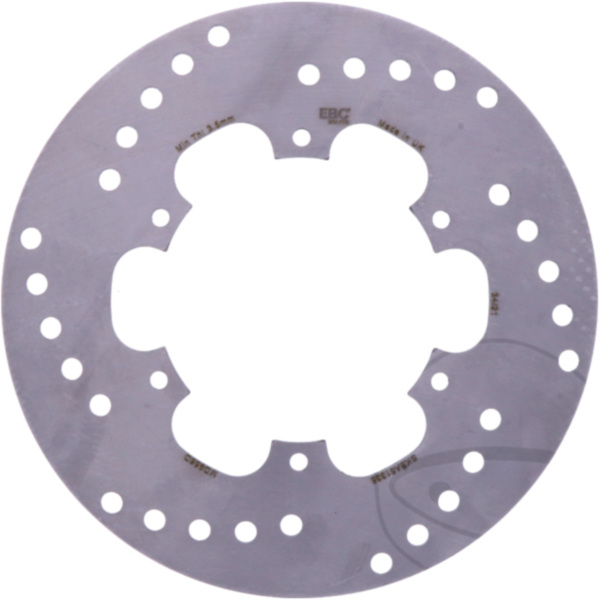 Brake disc ebc MD956D fitting for Derbi GP1 RacingLow Seat 125 PS1B1A 2010, 15 PS, 11 kw