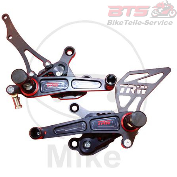 Rear set kit aluminium MCF107RAC